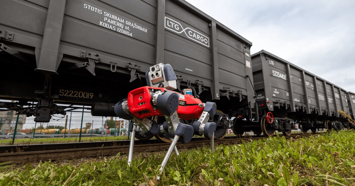 Tas-Logistic | У Литві робот-собака перевірятиме вантажні вагони за допомогою ШІ